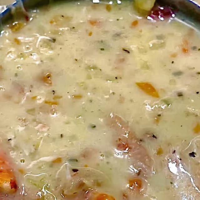 Lobster Bisque Soup.
